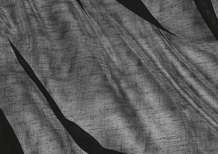 Brescia Voile, Raven Black - Twist&Fit Roman Blind - Image 4